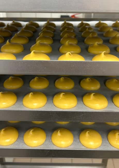 Paris: Macaron Baking Class - Mixing and preparing the macaron batter