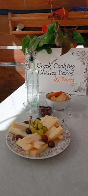 Paros: Greek Cooking Class with Meal and Wine - A four-hour taste of Paros at Parea Cuisine