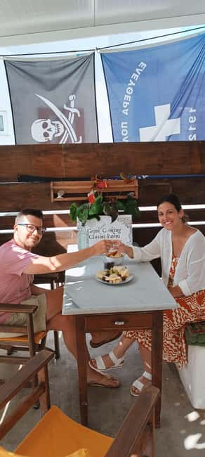 Paros: Greek Cooking Class with Meal and Wine