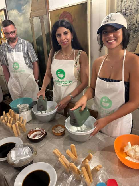 Pasta and tiramisù Cooking class with Wine at Piazza Navona - A strong choice for families in Rome