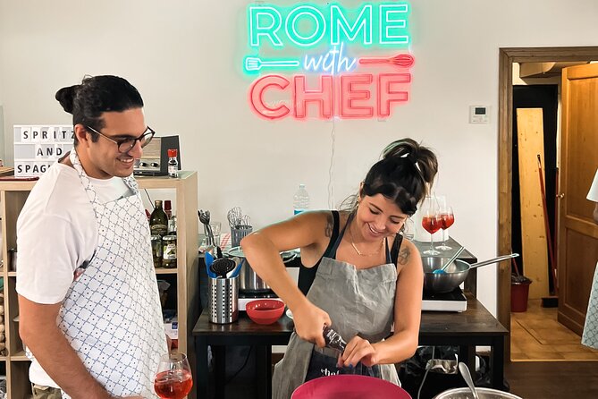 Pasta Cooking Class Near the Colosseum with 3 Spritz Cocktails - What the three-hour rhythm feels like