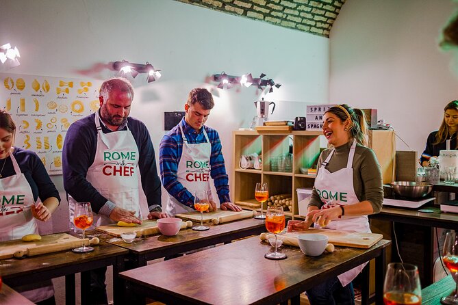 Pasta Cooking Class Near the Colosseum with 3 Spritz Cocktails - Practical details near the Colosseum