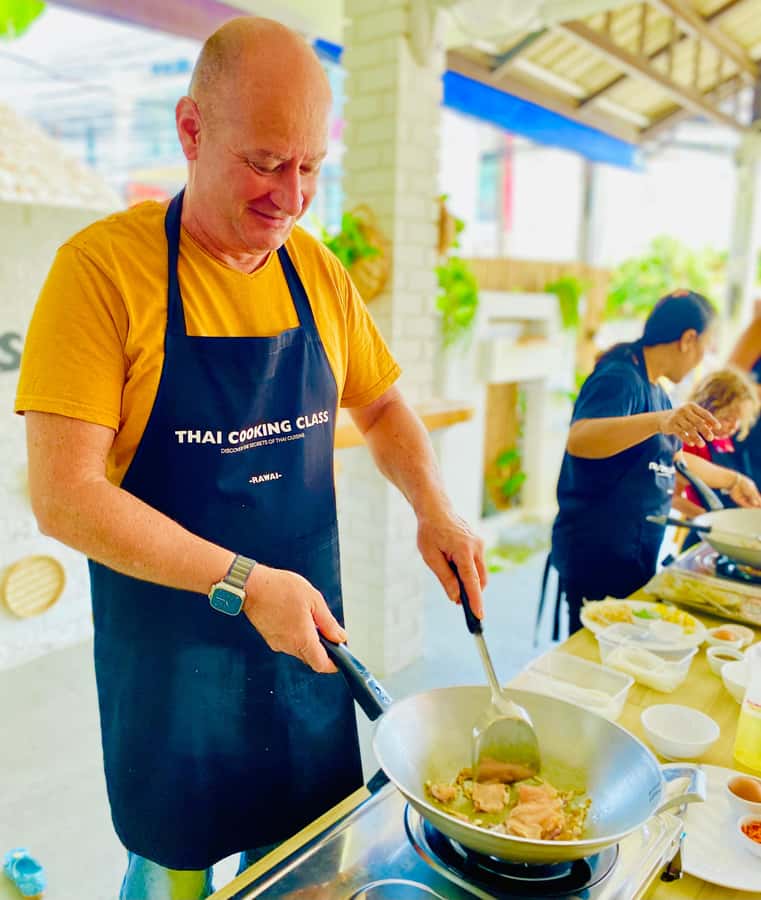 Phuket: Rawai Thai Cooking Class with Local Chef - Sitting down to eat what you made
