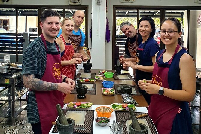 Phuket Thai Cooking Class with Market Tour Option - At your own cooking station