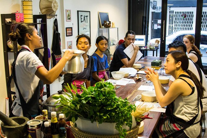 Pink Chili - Thai Cooking Class and Market Tour in Bangkok - Eating the meal you made yourself