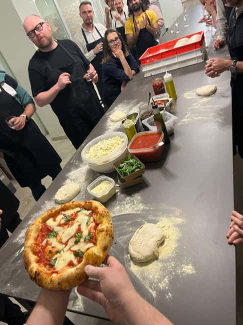 Pizza and Tiramisu Cooking Class with Wine in Milan - Baking, Eating, and Sharing the Table