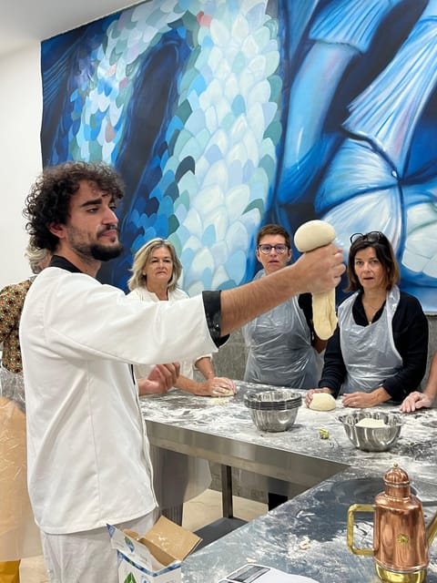 Pizza-Making Workshop by night with glass of wine - Bruschetta, local ingredients, and one drink