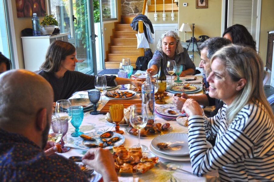 Pontevedra: Galician Cooking Class with Chef Instructor - Sitting down to the meal you prepared