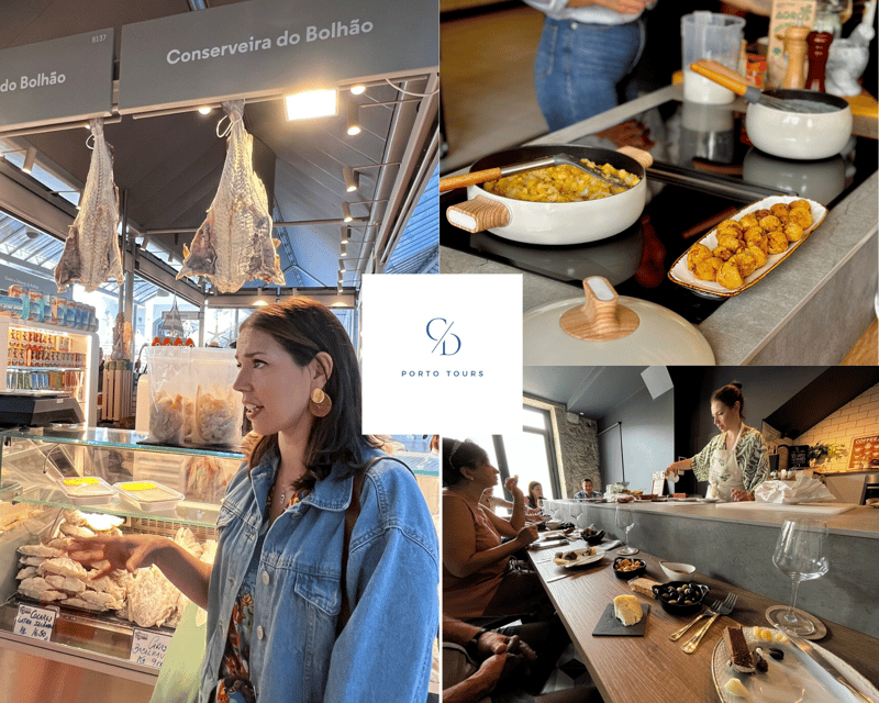 Porto: Local Market Tour & Cooking Class/Showcooking - Key points at a glance