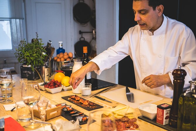Premium Paella Cooking Class & 10 Spanish Tapas - La Boqueria: a short lesson in Catalan ingredients