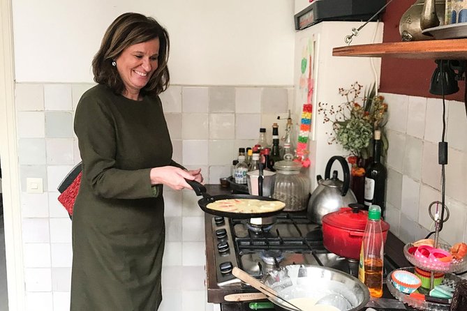 Private Dutch Pancake Cooking Class in an Amsterdam Canal Home - A Dutch lunch at the kitchen table