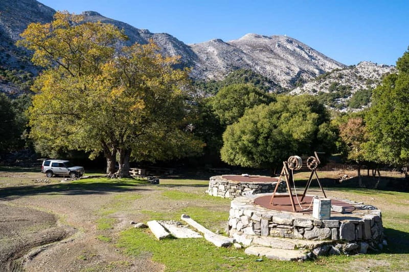 Private Jeep Tour to Psiloritis Mountain & Cooking Lesson - The return through traditional villages