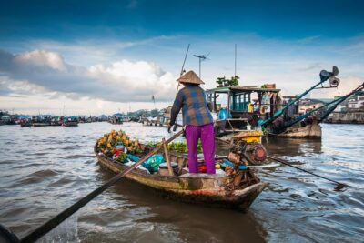 PRIVATE LUXURY Mekong 1 Day with Biking, Fishing, Cooking Class & BBQ LUNCH