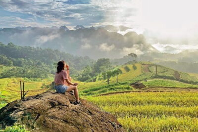 Pu Luong Day Tour: Trekking Villages, Bamboo Rafting & Waterfall
