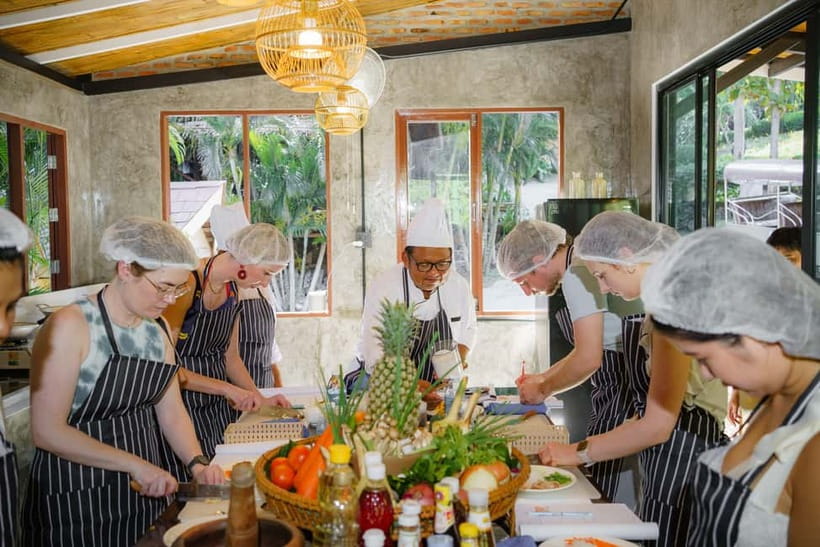 Railay: Hands-On Thai Cooking Class at Railay Beach - Cooking Thai food with Railay Beach nearby