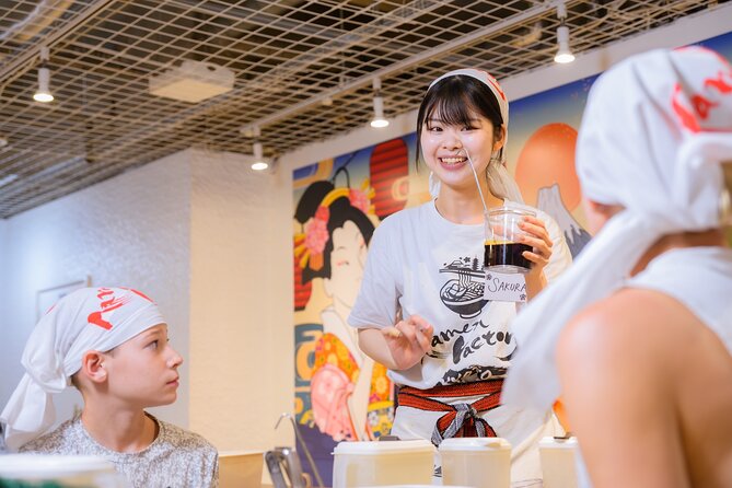 Ramen Cooking Class at Ramen Factory in Mt.Fuji - Choosing and mixing the broth