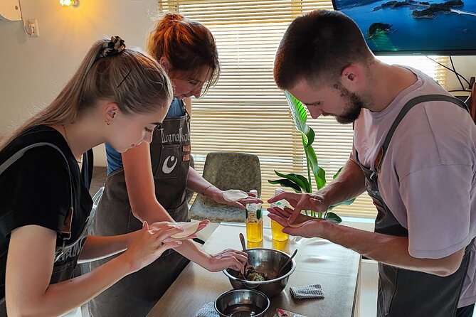 Ramen & Dumpling Cooking in Tokyo with Chef/Vegan possible - Folding gyoza like a local