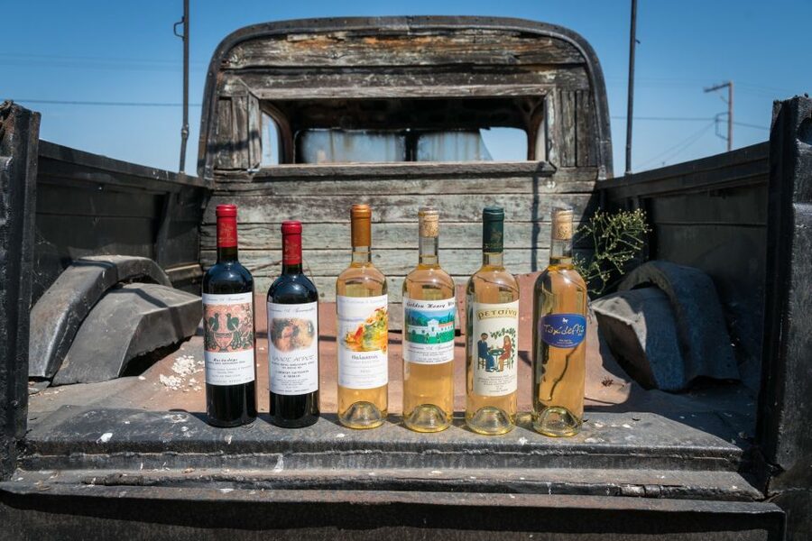 Rhodes: Winery Tour, Tasting and cooking with the Winemaker - Five wines at the outdoor bar