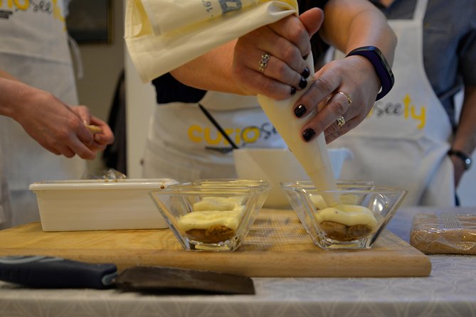 Rialto Market Tour with Hands on Cooking Class, Wine & Tiramisu - Making tiramisu from scratch