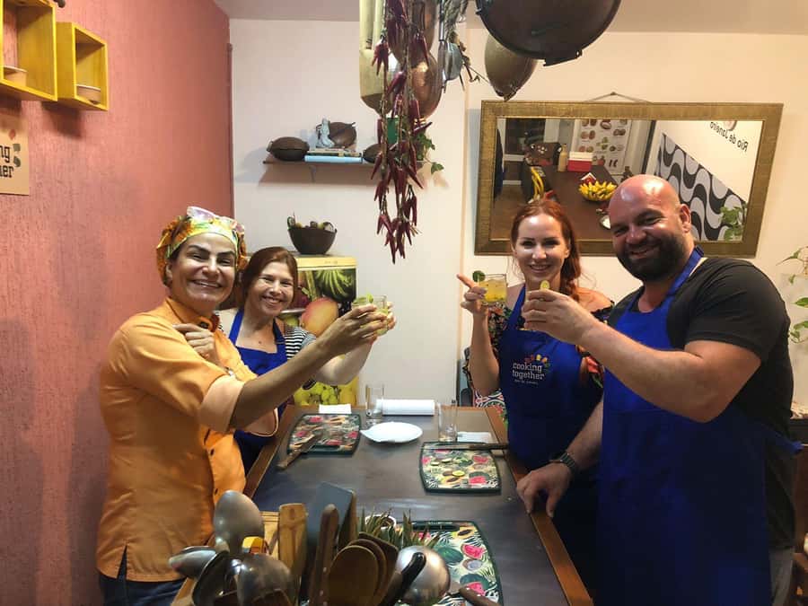 Rio de Janeiro: Brazilian Cooking Class with Hotel Pickup - Making the side dishes that complete the meal