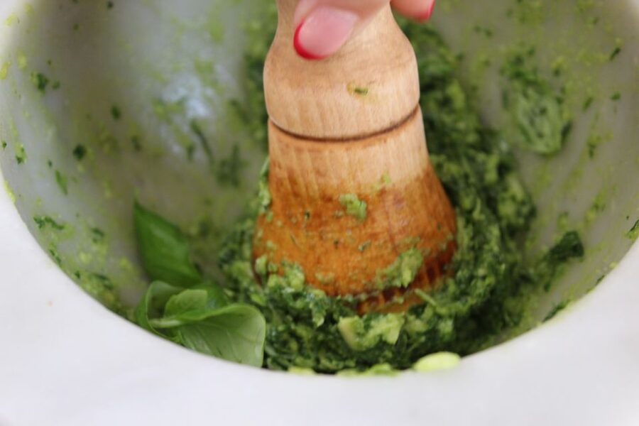 Riomaggiore: Pasta and Tiramisù Cooking Class - Shaping trofie pasta by hand