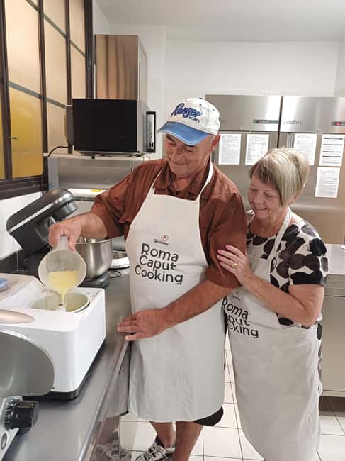 Rome cooking: Gelato & Tiramisu with savoiardi Baking class - Inside a working tiramisu shop laboratory