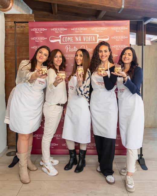 Rome & Milan: Cooking class & wine pairing at Come Na Vorta - A pasta class built around family know-how