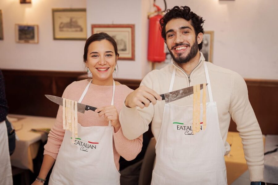 Rome: Pasta and Tiramisu Cooking Class in Piazza Navona - Comfort, timing, and small practical cautions