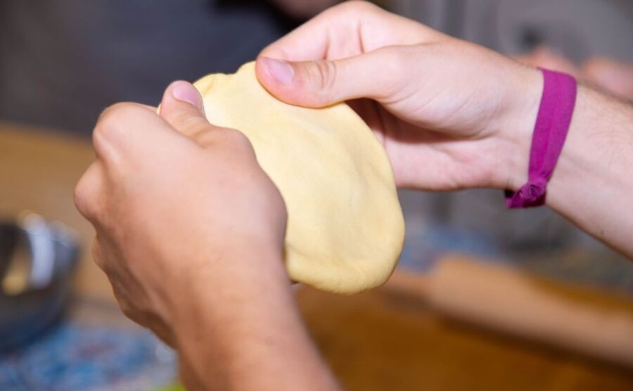Rome: Pasta and Tiramisu Shared Cooking Class with Wine - Rolling fresh pasta and shaping ravioli