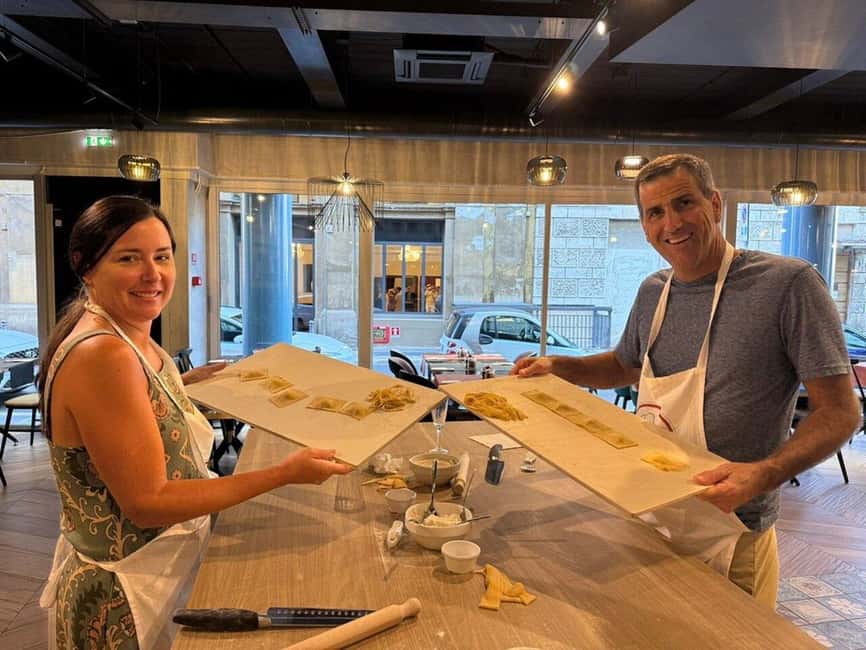 Rome: Pasta Fettuccine, Ravioli & Tiramisu Cooking Class - Starting at IQ Hotel Roma on Via Firenze