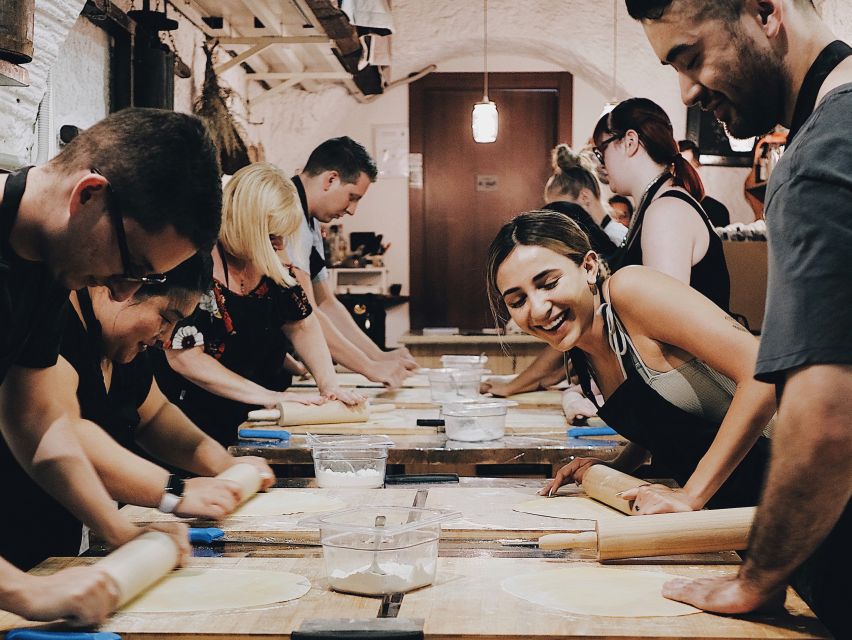 Rome: Pasta Making with Wine Tasting and Dinner in Frascati - Wine, local snacks, and the old cellar