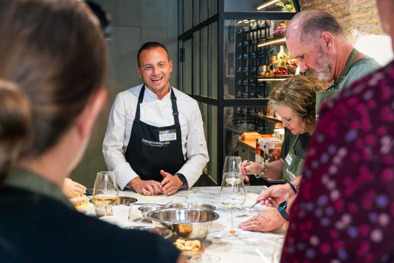 Rome: Pasta, Ravioli & Tiramisu Cooking Class by Colosseum - A cooking class with Rome at the table