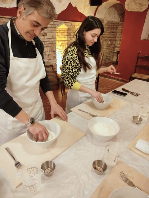 Rome: Pasta & Tiramisu Cooking Class near the Spanish Steps - Making tiramisu as a group