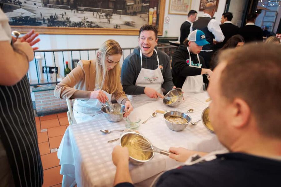 Rome: Pizza and Tiramisu Cooking Class in Piazza Navona - What the class feels like for families