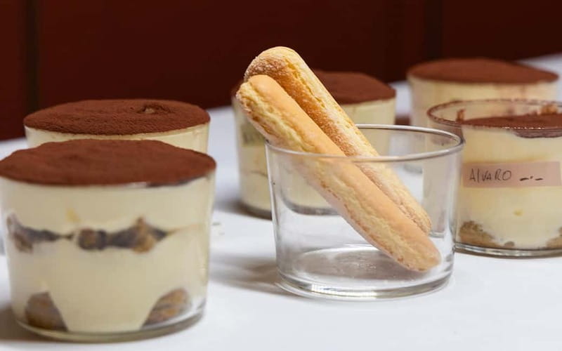 Rome: Pizza and Tiramisù Cooking Class with Glass of Wine - Sitting down to eat what you made