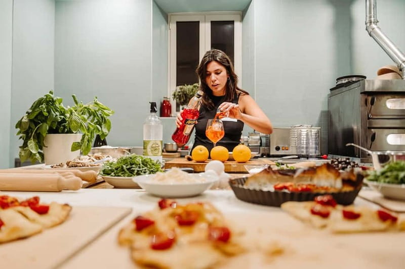 Rome: Pizza Making Class with Gelato & Drinks Included - Starting with a spritz in Trastevere