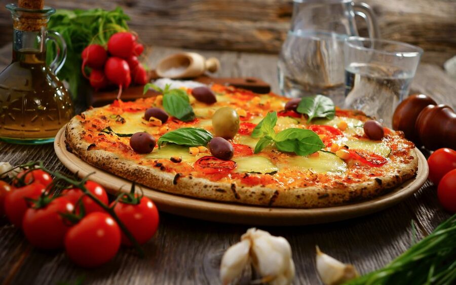 Rome: Pizza-Making Course with Dinner - The dinner: bruschetta, pizza, drink, and dessert