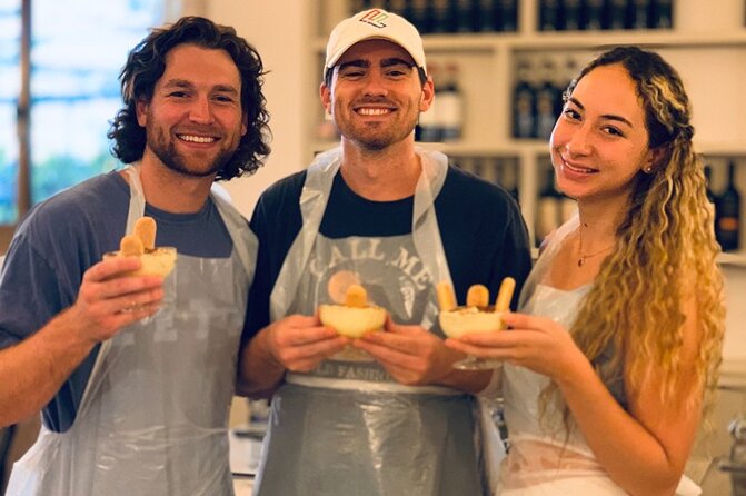 Rome: Pizza & Tiramisu Class with Free Flowing Fine Wine - Tiramisu comes first