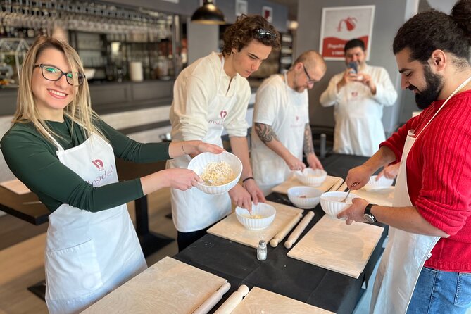 Rome Small Group Pasta Making Class with Wine and Italian Chef - Eating what you made