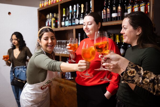 Rome Tipsy Cooking Class: Make Pasta and Mix 3 Spritz Cocktails - Fresh pasta and Roman drinks in one three-hour class