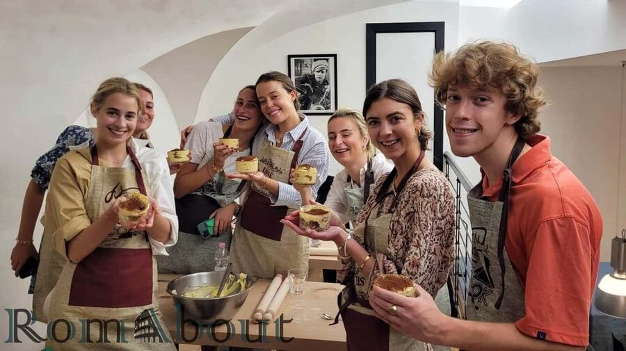 Rome: Traditional Pasta and Tiramisu Cooking Class - The opening glass of prosecco and a little food history