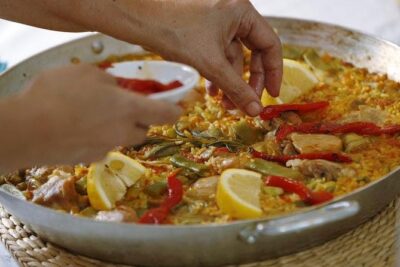 Rooftop Paella Seafood Cooking Class Experience in Barcelona