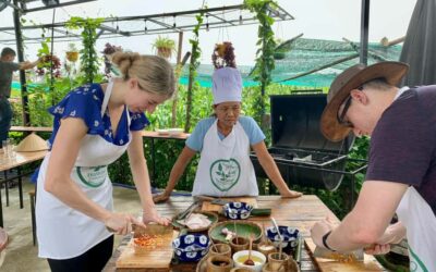 Rural Cycle, Market Tour, Basket Boat & Organic Farm Cooking
