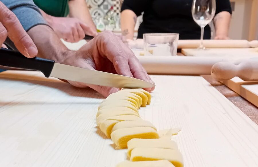 San Gimignano: "Hands in dough" Cooking Class with Lunch - Rolling tagliatelle with sausage, leeks, and saffron