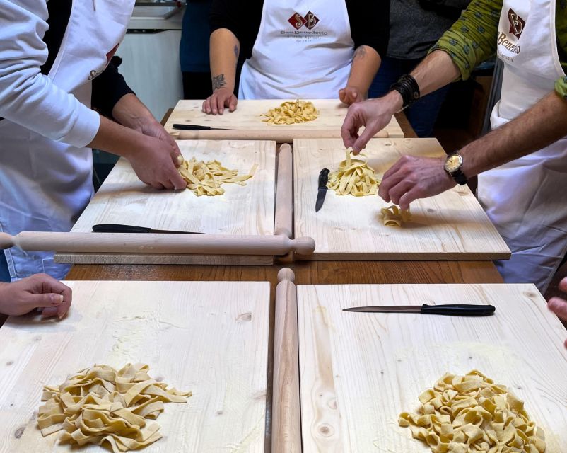 San Gimignano: "Hands in dough" Cooking Class with Lunch - Four wines that make the lunch more than a pasta lesson