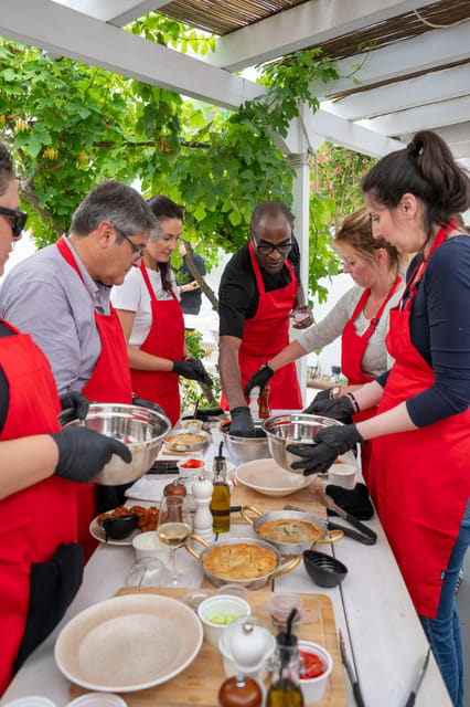 Santorini: Cooking Class with Lunch and Wine Tasting - Getting There Without Losing Your Patience