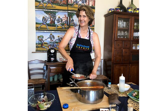 Sea Villa Cefalù: Hands-on 4-Course Pasta Cooking Class & Wine - Stuffed zucchini begins the cooking