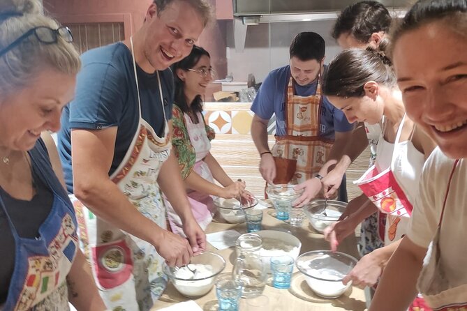 Semi-Private Pizza Making Experience in Naples with Drink - Learning the dough before the toppings