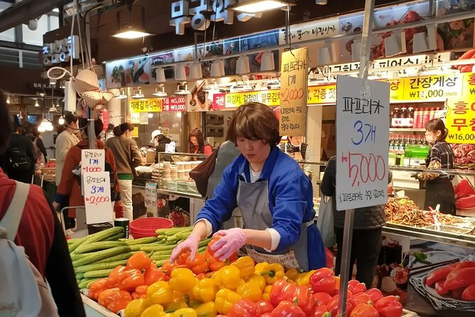 Seoul: Temple Vegan Cooking Class & Oriental Medicine Tour - A modern Seoul stop at Starbucks Gyeongdong 1960