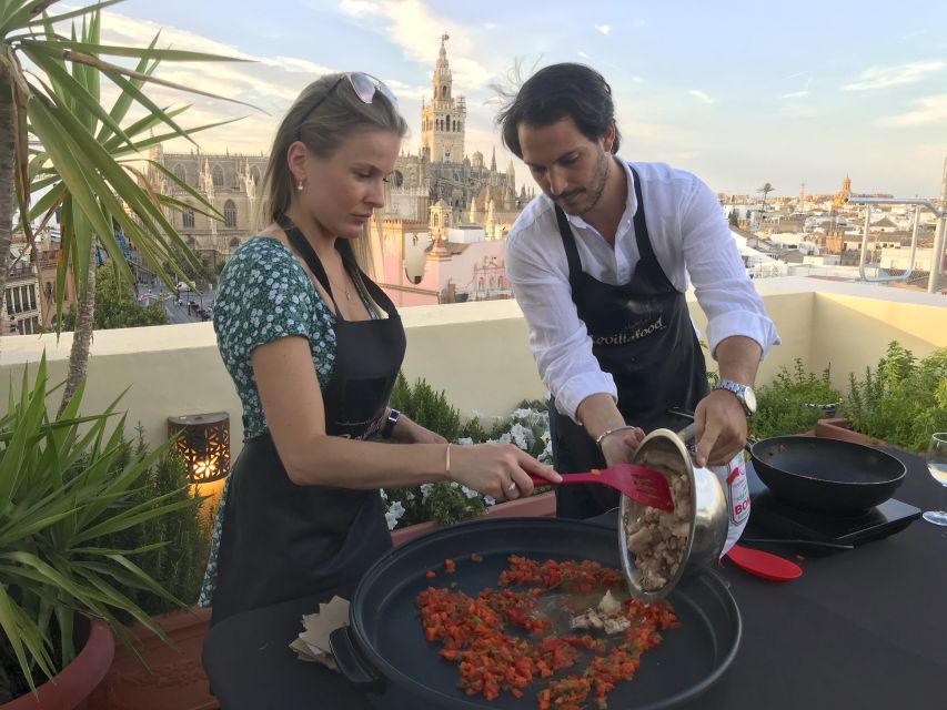 Seville: Paella Cooking Class & 30-Min Local Expert Q&A - Meeting Fernando near Calle Mármoles